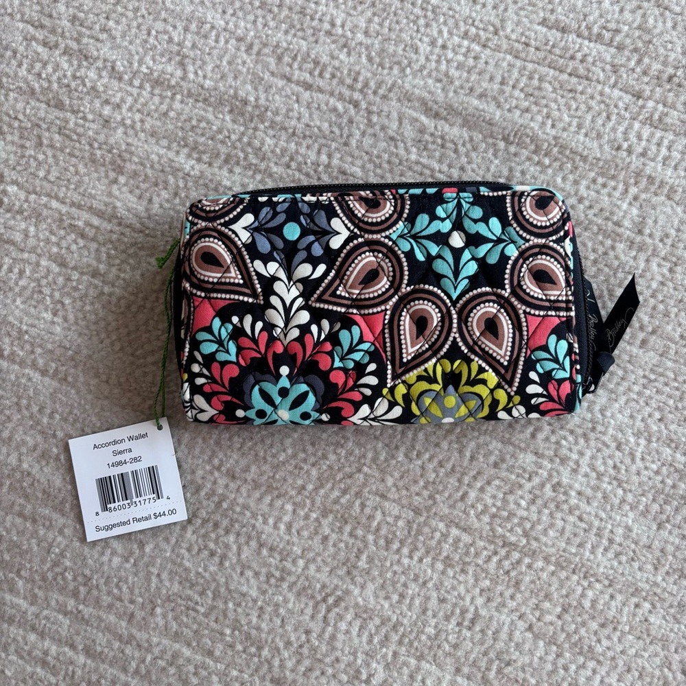 Vera Bradley Sierra Accordion Wallet Women’s Bag NWT